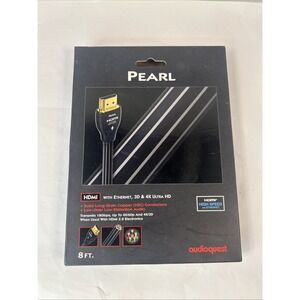 AudioQuest Pearl‎ 4K UHD HDR HDMI Cable ~ 18Gbps ~ 8 Foot